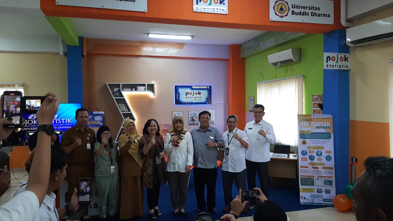 Peresmiaan Pojok Statistik dan Kuliah Umum Universitas Buddhi Dharma